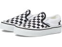 (取寄) バンズ キッズ キッズ クラシック スリッポン (リトル キッド/ビッグ キッド) Vans Kids kids Classic Slip-On (Little Kid/Big Kid) (Checkerboard) Black/True White