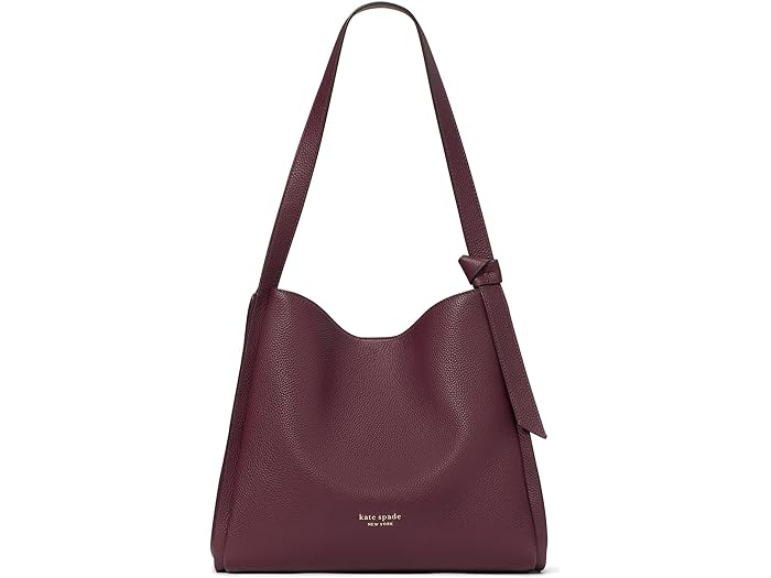 (取寄) ケイトスペード レディース ケイティ テクスチャー レザー コンバーチブル サドル バッグ Kate Spade New York women Kate Spade New York Katy Textured Leather Convertible Saddle Bag Deep Cherry