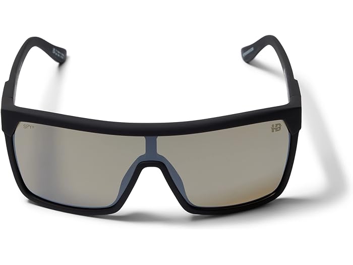 (取寄) スパイ フリン シールド サングラス Spy Optic Flynn Shield Sunglasses Soft Matte Black/Happy Boost Polar Black Mirror