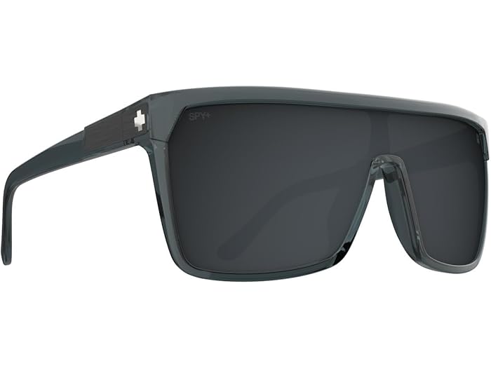 (取寄) スパイ フリン シールド サングラス Spy Optic Flynn Shield Sunglasses Translucent Gunmetal Happy Gray Gunmetal Mirror