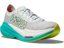 (取寄) ホカオネオネ レディース マッハ X 2 Hoka women Mach X 2 Frost/Electric Aqua