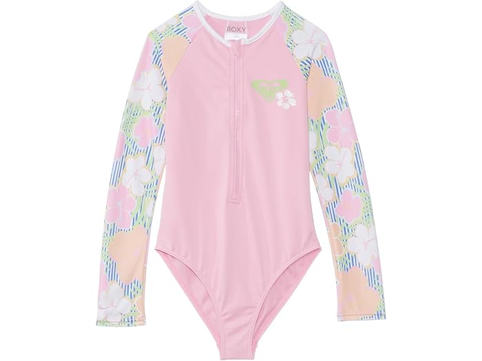 (取寄) ロキシー キッズ ガールズ タイニー フラワー ワンジー スイムスーツ (トドラー/リトル キッズ/ビッグ キッズ) Roxy Kids girls Tiny Flower Onesie Swimsuit (Toddler/Little Kids/Big Kids) Ultramarine Teenie Flower