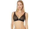 (取寄) コマンドー レディース シック メッシュ バンジ ブラ Commando women Chic Mesh Plunge Bra Black