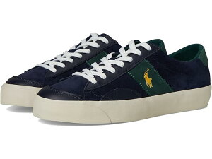 (取寄) ラルフローレン メンズ スエード トップ レース Polo Ralph Lauren men Suede Leather-Sayer Sport-Sneakers-Low Top Lace Navy/Forest