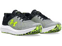 (取寄) アンダーアーマー キッズ ボーイズ アサート 10 スニーカー (ビッグ キッド) Under Armour Kids boys Assert 10 Sneakers (Big Kid) Mod Gray/Black/High-Vis Yellow