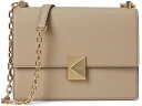 (取寄) ケイトスペード レディース デコ ペブルド レザー チェイン ショルダー Kate Spade New York women Deco Pebbled Leather Chain Shoulder Timeless Taupe