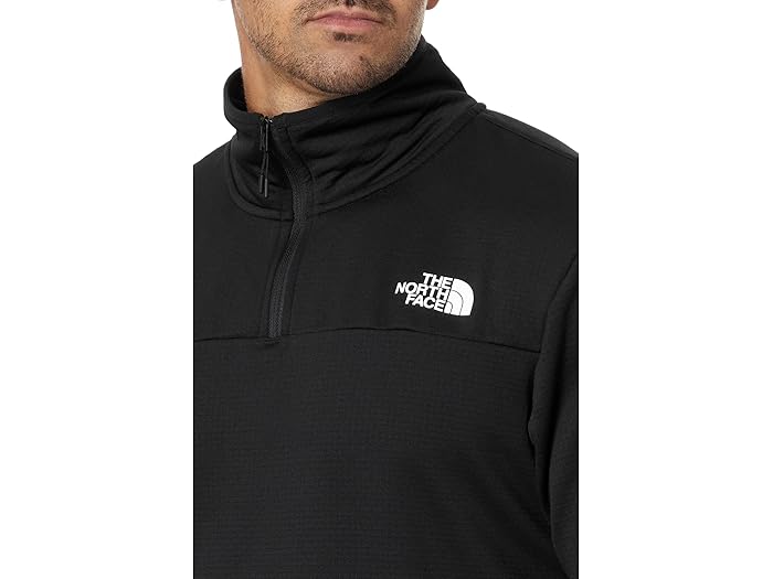 (取寄) ノースフェイス メンズ シーダー トレイル グリッド フリース 1/4 ジップ The North Face men Cedar Trail Grid Fleece 1/4 Zip TNF Black
