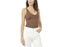 (取寄) フリーピープル レディース シームレス V-ネック カミ Free People women Seamless V-Neck Cami Chocolate Lava(4)