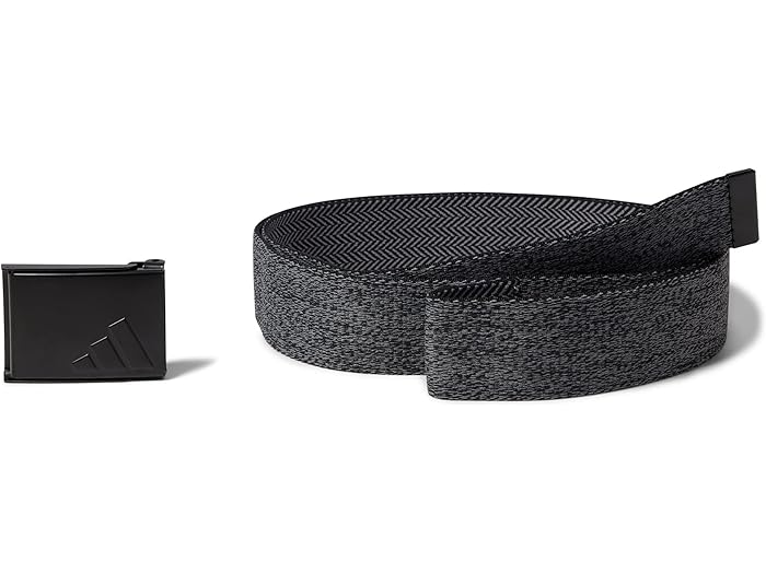 (取寄) アディダス ゴルフ メンズ ゴルフ ストレッチ ヘザー ウエブ ベルト リバーシブル adidas Golf men Golf Stretch Heather Web Belt Reversible Black