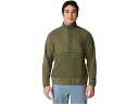 (取寄) マウンテンハードウェア メンズ マイクロチル スナップ プルオーバー Mountain Hardwear men Microchill Snap Pullover Combat Green Heather(4)