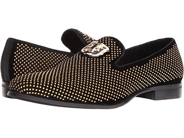 ȥ饰㤨( ƥ ॹ  å ǥå ʥ ե Stacy Adams men Swagger Studded Ornament Loafer Black/GoldפβǤʤ22,090ߤˤʤޤ