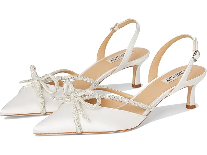 () Хå꡼ߥ奫 ǥ 󥸥꡼ Badgley Mischka women Angelina Soft Whit...