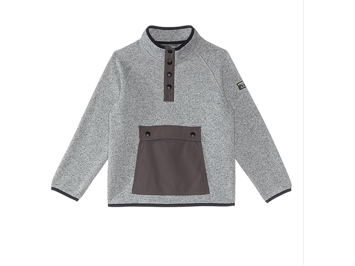 楽天スウィートラグ（取寄） エルエルビーン キッズ ビーン セーター フリース ハーフ-スナップ （リトル キッズ） L.L.Bean kids Bean Sweater Fleece Half-Snap （Little Kids） Pewter