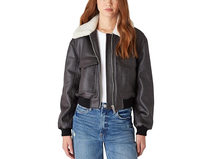 () ֥󥯥˥塼衼 ǥ ܥС 㥱å Blank NYC women Bomber Jacket Grey