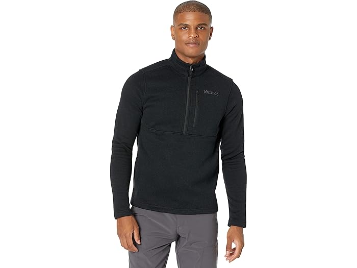 () ޡå  ɥå 饤 1/2 å Marmot men Drop Line 1/2 Zip Black