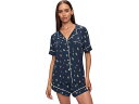 (取寄) エバージェイ レディース ジゼル プリンテッド - ザ リラックスド-フィット ショート Pj セット Eberjey women Gisele Pr...