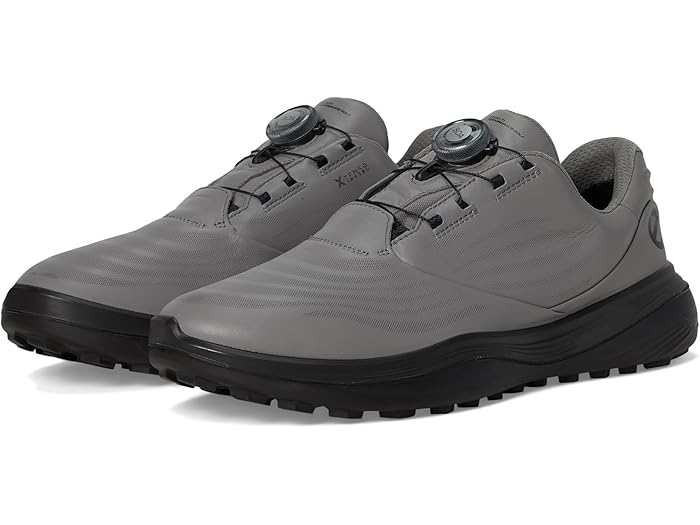 (取寄) エコー ゴルフ メンズ LT1 ボア ハイブリット ウォータープルーフ ゴルフ シューズ ECCO Golf men ECCO Golf Lt1 Boa Hybrid Waterproof Golf Shoe Steel