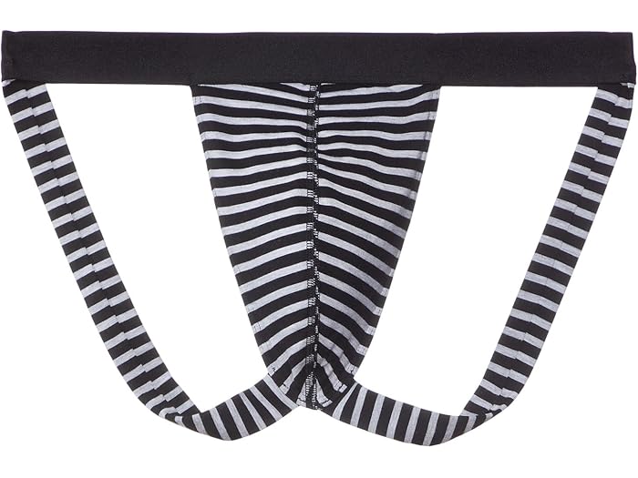 () ߡǥ  åȥå MeUndies men Jockstrap Heather Grey Stripe...