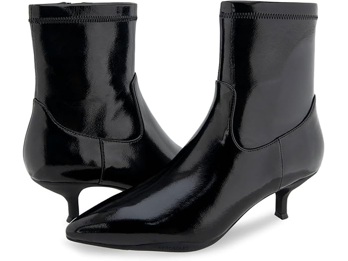 () 륺 ǥ Aerosoles women Lasko Black Patent Crinkled Faux Le...