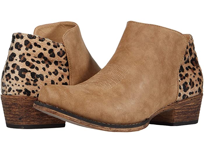 (取寄) ローパー レディース セドナ Roper women Roper Sedona Tan Faux Leather Vamp/Leopard Print Heel