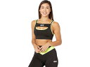(取寄) ユーエフシー レディース レイヤード スポーツ ブラ UFC women Layered Sports Bra Black/Yellow(4)