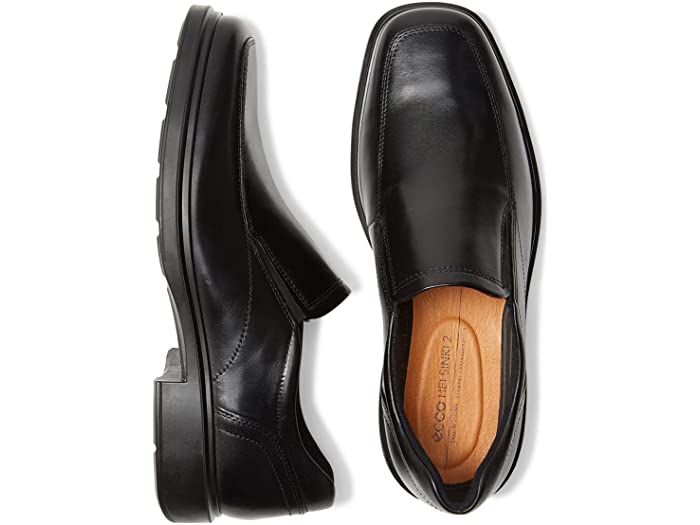 () GR[ Y wVL 2.0 Gv gD Xbv-I ECCO men Helsinki 2.0 Apron Toe Slip-On Black