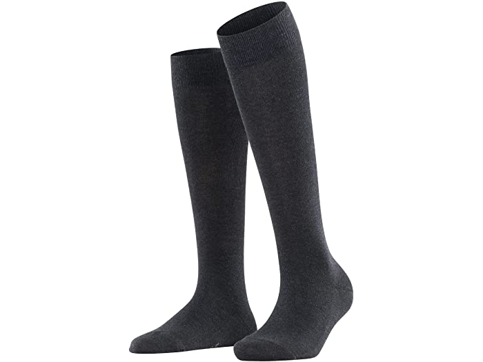 () t@P fB[X t@~[ Rbg j[ nC Falke women Family Cotton Knee High Anthracite