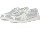 (取寄) ヘイ デュード レディース ウェンディ ディスコ シークイン Hey Dude women Wendy Disco Sequin Silver/White(4)