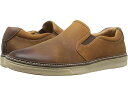 (取寄) ジョンストン&マーフィー メンズ マクガフィー カジュアル スリッポン スニーカー Johnston & Murphy men McGuffey Casual Slip-on Sneaker Tan Oiled Full Grain