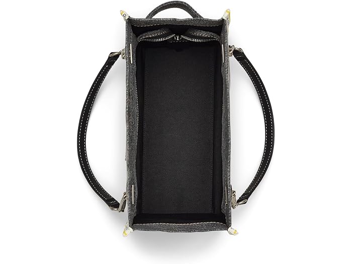 (取寄) マークジェイコブス レディース ザ デニム チェイン ミディアム トート バッグ Marc Jacobs women The Denim Chain Medium Tote Bag Black Wash