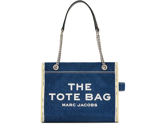 楽天スウィートラグ（取寄） マークジェイコブス レディース ザ デニム チェイン ミディアム トート バッグ Marc Jacobs women The Denim Chain Medium Tote Bag Dark Wash