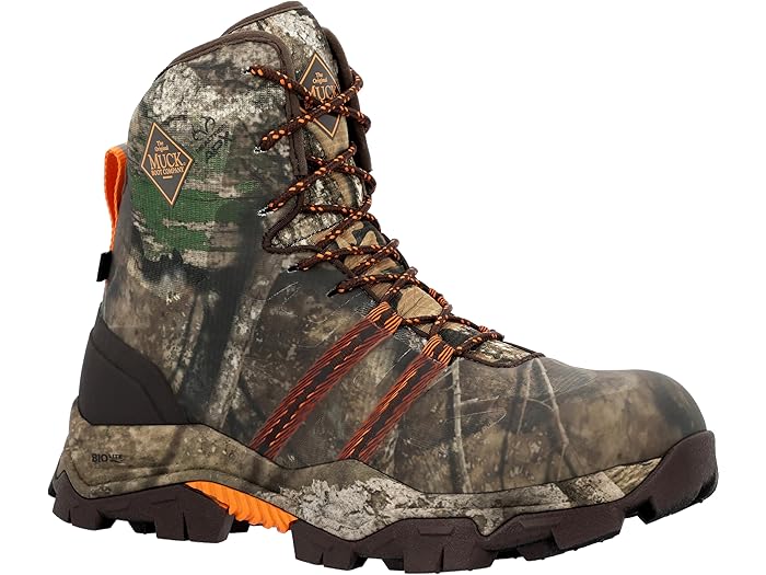 (取寄) オリジナル ムック ブーツ カンパニー メンズ アルファ パシュート The Original Muck Boot Company men Alpha Pursuit Brown/Orange/Realtree
