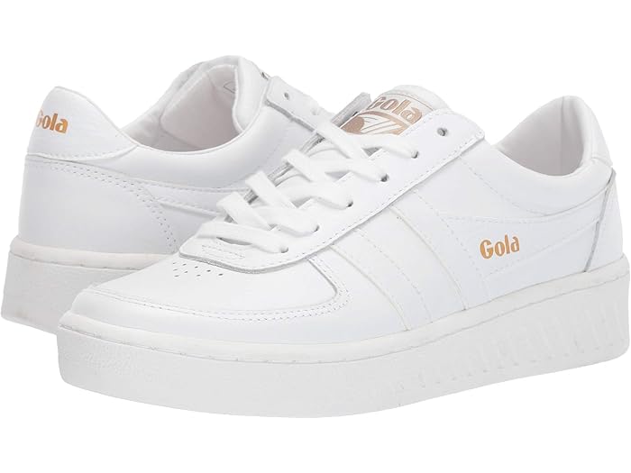 (取寄) ゴーラ レディース グランドスラム レザー Gola women Grandslam Leather White/White/White