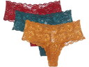 (取寄) コサベラ レディース ネバー セイ ネバー コンフィー トングス 3-パック Cosabella women Never Say Never Comfie Thongs 3-Pack Carmellino/Schnapps/Sindord(4)