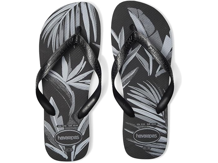 (取寄) ハワイアナス メンズ トップ アロハ サンダル Havaianas men Top Aloha Sandal Black/Grey