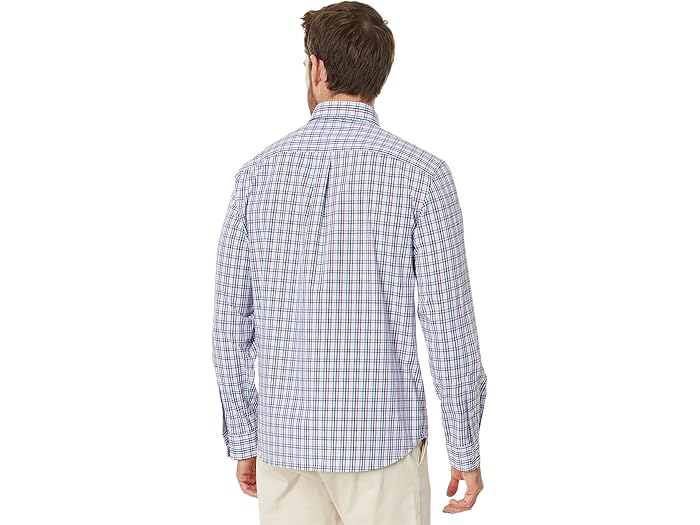 (取寄) ヴィンヤードヴァインズ メンズ タッタソール ポプリン シャツ Vineyard Vines men Tattersall Poplin Shirt Sea Grape Plaid