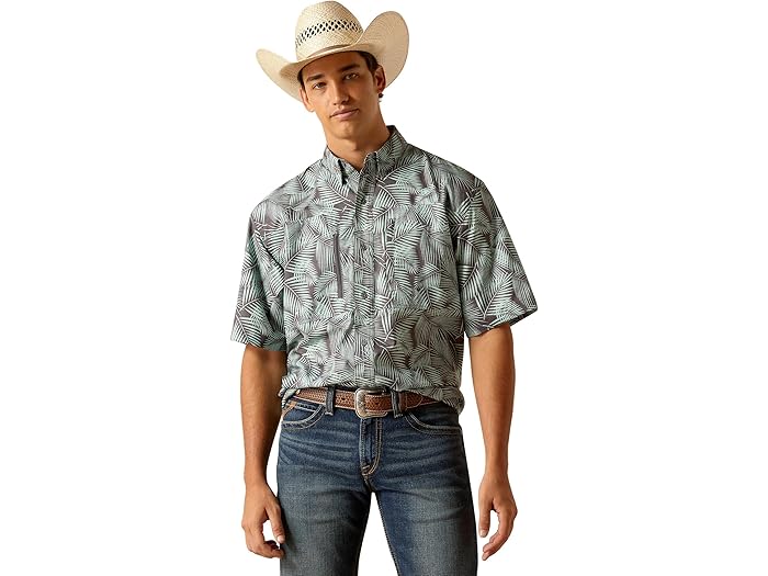 (取寄) アリアット メンズ ベントテック クラシック フィット シャツ Ariat men Venttek Classic Fit Shirt Ebony