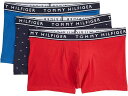 (取寄) トミーヒルフィガー メンズ コットン ストレッチ トランクス 3-パック Tommy Hilfiger men Cotton Stretch Trunks 3-Pack Blue Velvet