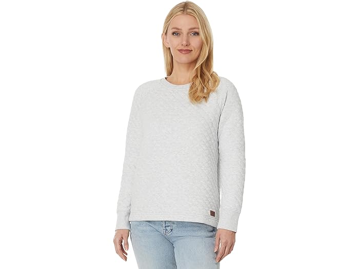 () 륨ӡ ǥ ƥå 롼 ͥå ץ륪С L.L.Bean women Quilted Crew Ne...