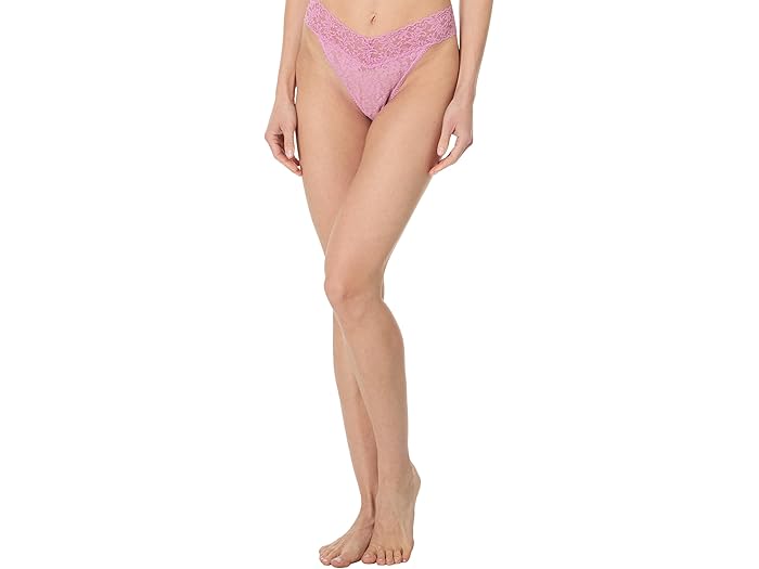 (取寄) ハンキー パンキー レディース シグニチャー レース オリジナル ライズ トング Hanky Panky women Signature Lace Original Rise Thong Tea Cake