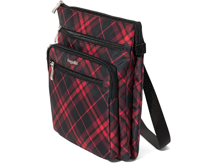 (取寄) バッガリーニ レディース アウト アンド アバウト クロスボディ Baggallini women Out and About Crossbody Crimson Tartan