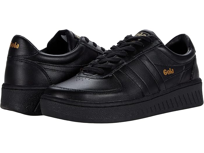 (取寄) ゴーラ レディース グランドスラム レザー Gola women Grandslam Leather Black/Black