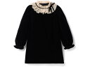 (取寄) ジャニー アンド ジャック ガールズ ブラック ベルネット ドレス (トドラー/リトル キッド/ビッグ キッド) Janie and Jack girls Black Velvet Dress (Toddler/Little Kid/Big Kid) Black(4)