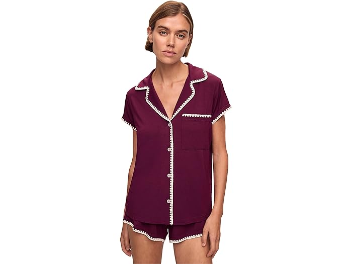 () С ǥ ե꡼ 硼ƥ Pj å Eberjey women Frida Shortie PJ Set...