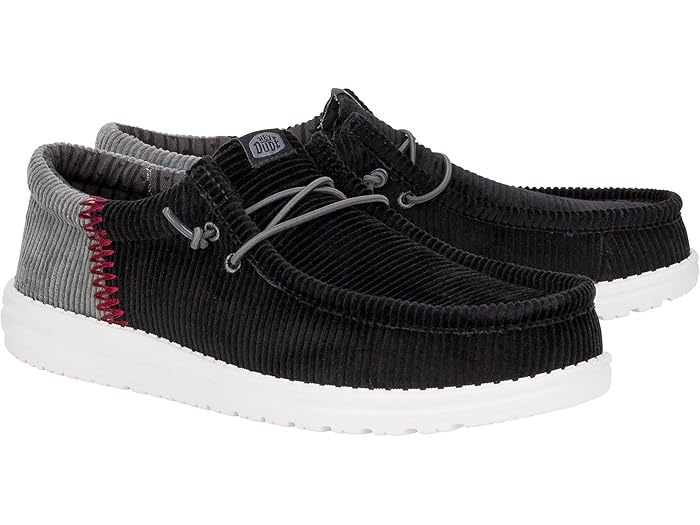 (取寄) ヘイ デュード メンズ ウォーリー ファンク コーデュロイ Hey Dude men Wally Funk Corduroy Black