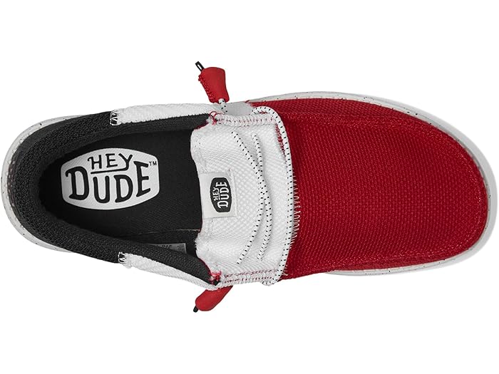 (取寄) ヘイ デュード メンズ ウォーリー トライ バーシティ メッシュ Hey Dude men Wally Tri Varsity Mesh Red/Navy