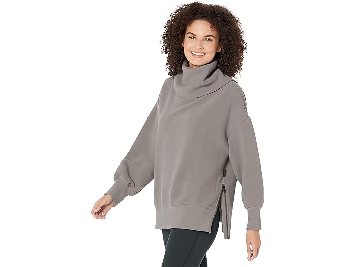 () С꡼ ǥ ߥȥ å Varley women Milton Sweat Deep Charcoal