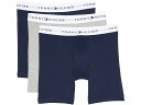 (取寄) トミーヒルフィガー メンズ コットン クラシックス ボクサー ブリーフ 3-パック Tommy Hilfiger men Cotton Classics Boxer Brief 3-Pack Dark Navy(4)