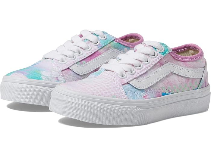 (取寄) バンズ キッズ ガールズ オールド スクール テーパード VR3 (リトル キッド) Vans Kids girls Old Skool Tapered VR3 (Little Kid) Sunny Day Multi/True White