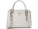 (取寄) ゲス レディース 2 コンパートメント サッチェル GUESS women Daryna 2 Compartment Satchel Cream Logo